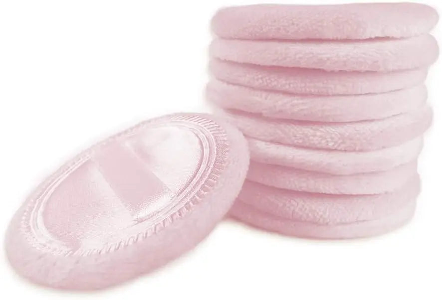 5pcs Powder Puff Cotton Cosmetic Powder Makeup Puffs Pads Makeup with Ribbon Face Powder Puffs for Loose and Foundation