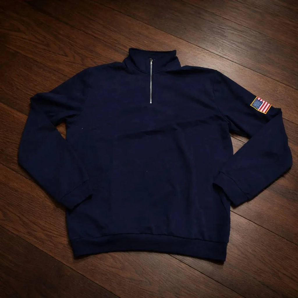 Quarterzip Embroidery Hoodies Men Casual Y2k Oversized Streetwear Harajuku Gothic Sweatshirt Tracksuit Men Clothing