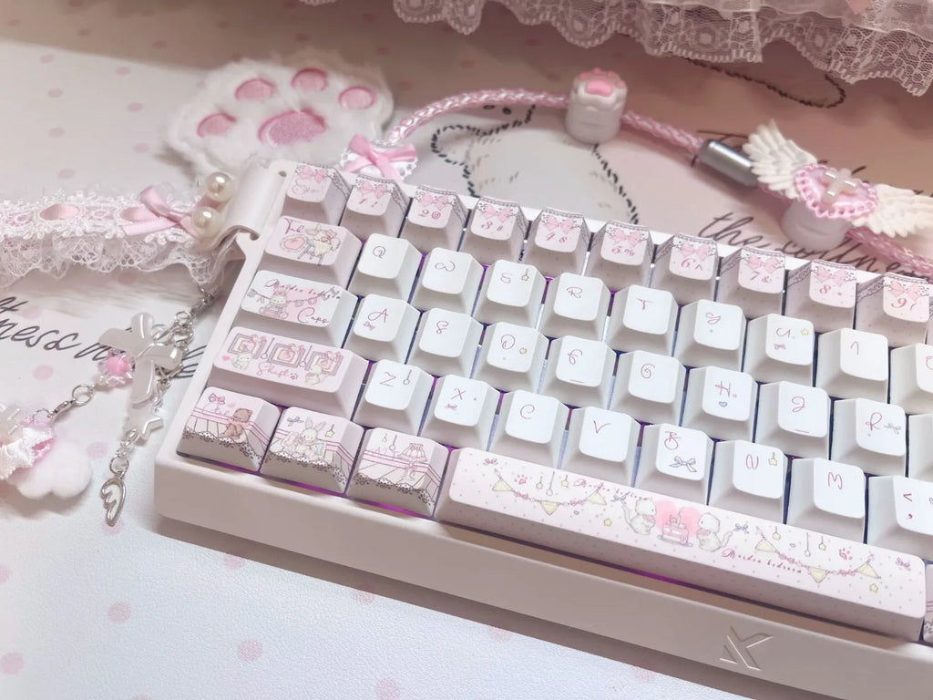 New Theme Keycaps 139 Keys SOA Cherry Profiled PBT Double Shot Japanese Keycaps for MX Switch Alice ANSI ISO Layout Keyboard Kit
