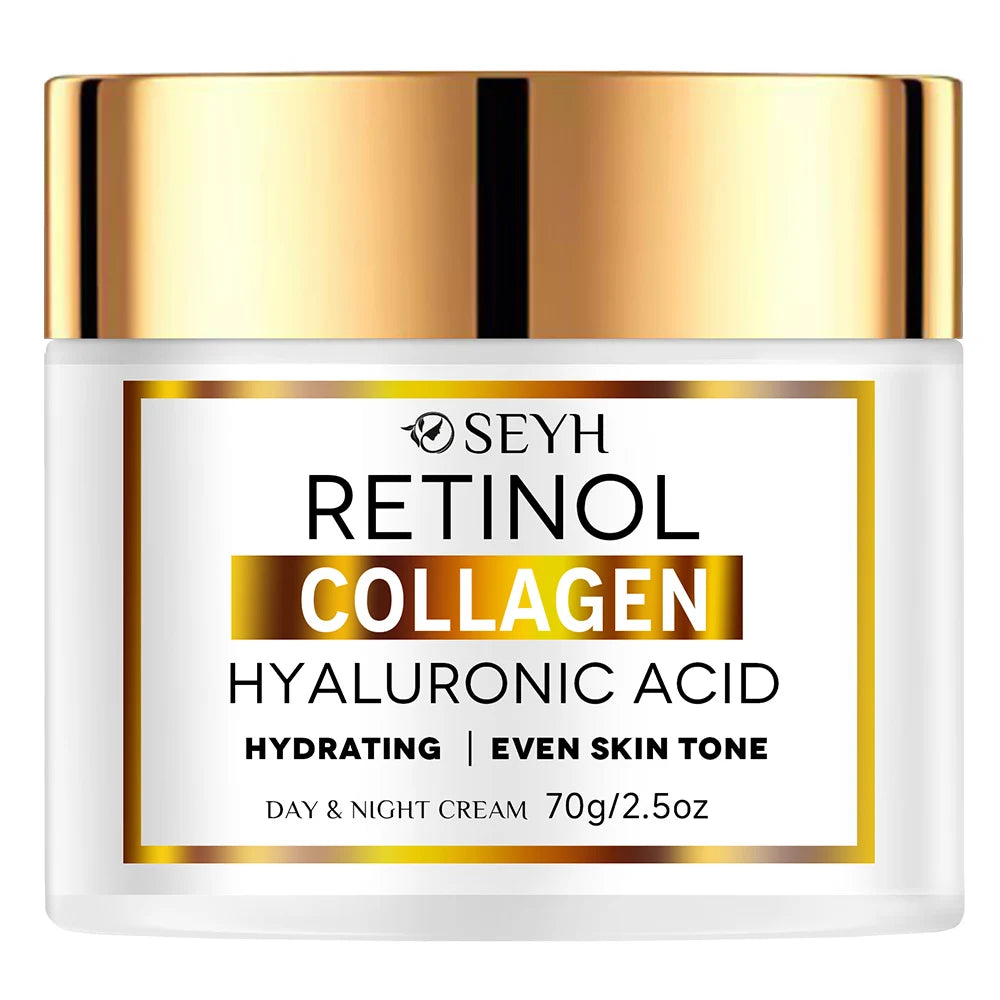 SEYH Collagen Moisturizing Face Cream Lifting & Tightening Skin Brightening Uniform Skin Tone Hyaluronic Acid Niacinamide Vitami