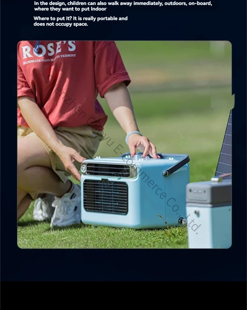 12V/24V Portable Inverter Air Conditioner Compressor Cooling for Truck Car RV Camping Outdoor Mini Ultra Compact High Efficiency