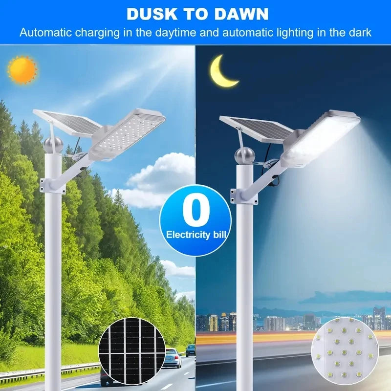 2/1 Pack High Power Solar Street Light Waterproof 6500K Split Solar Wall Light, Suitable For Garden Yard Garage