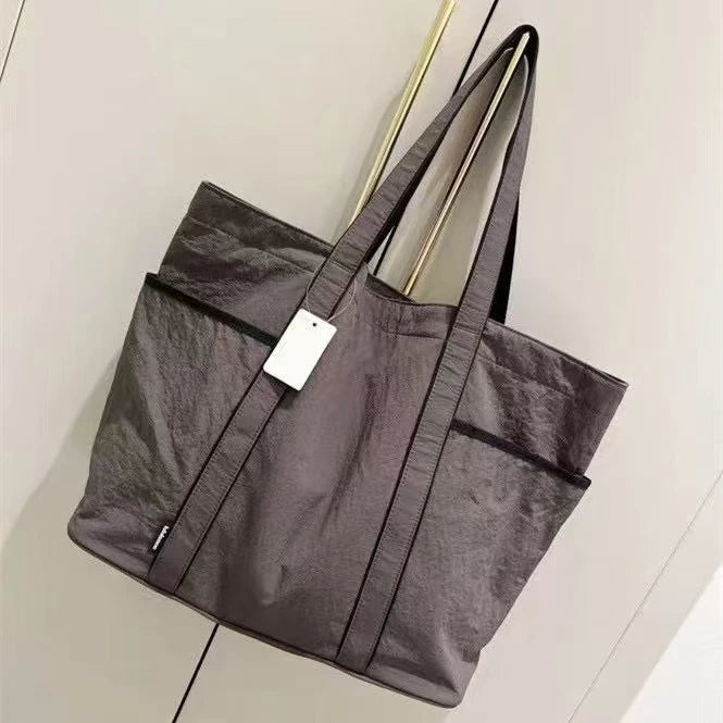 Lemon Casual Yoga Sports Single Shoulder Bag multi-pocket waterproof canvas bags 20L large capacity yoga tote bag handbag