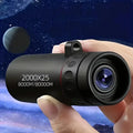 2000X25 Low Light Night Vision Monocular Telescope Large Aperture HD Imaging Portable for Outdoor Adventure Self Driving Tour