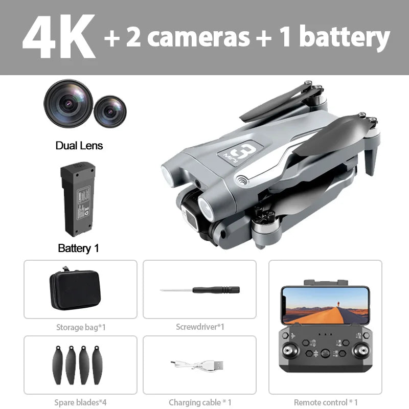 Original Z908 Pro /MAX 8K Drone ESC Professional 4K Dron Optical Flow Localization 3sided Obstacle Avoidance Quadcopter Toys