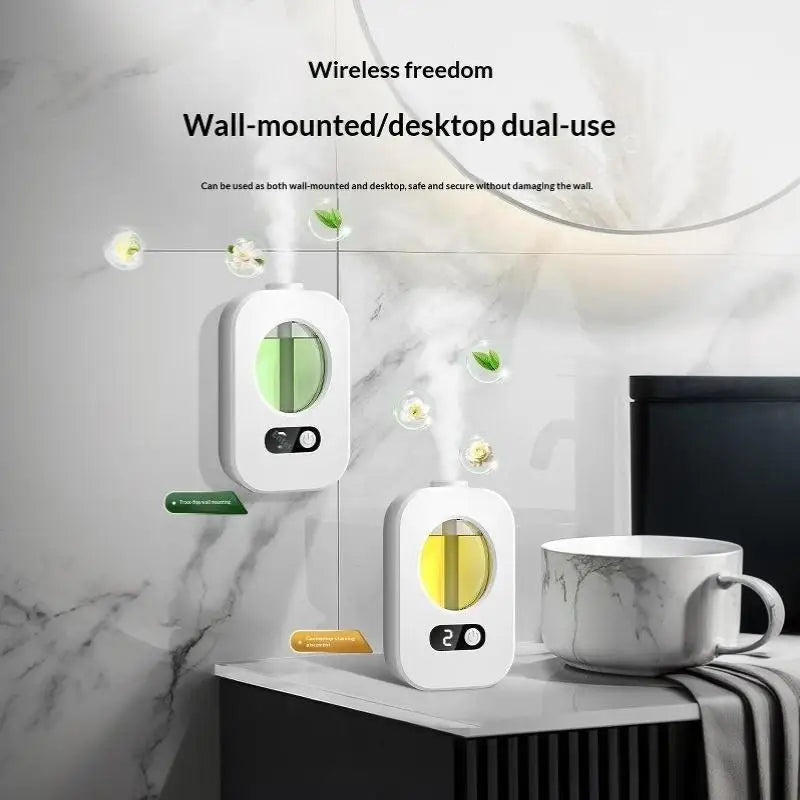 Automatic Aromatherapy Diffuser Adjustable Mist Level Essential Oil Humidifier 250ml Air Freshener for Home Spa