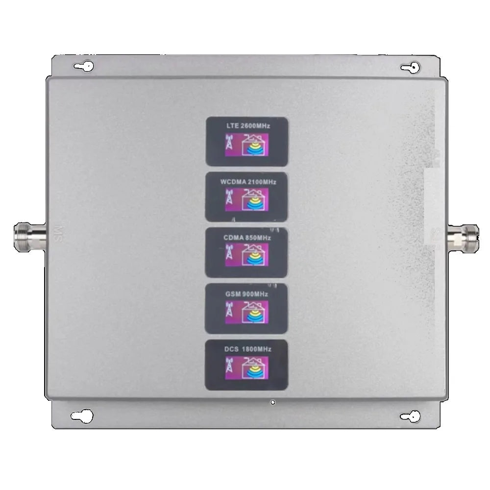 5-Band 2G 3G 4G Signal Booster Kit with 5 Antennas for Wide Coverage