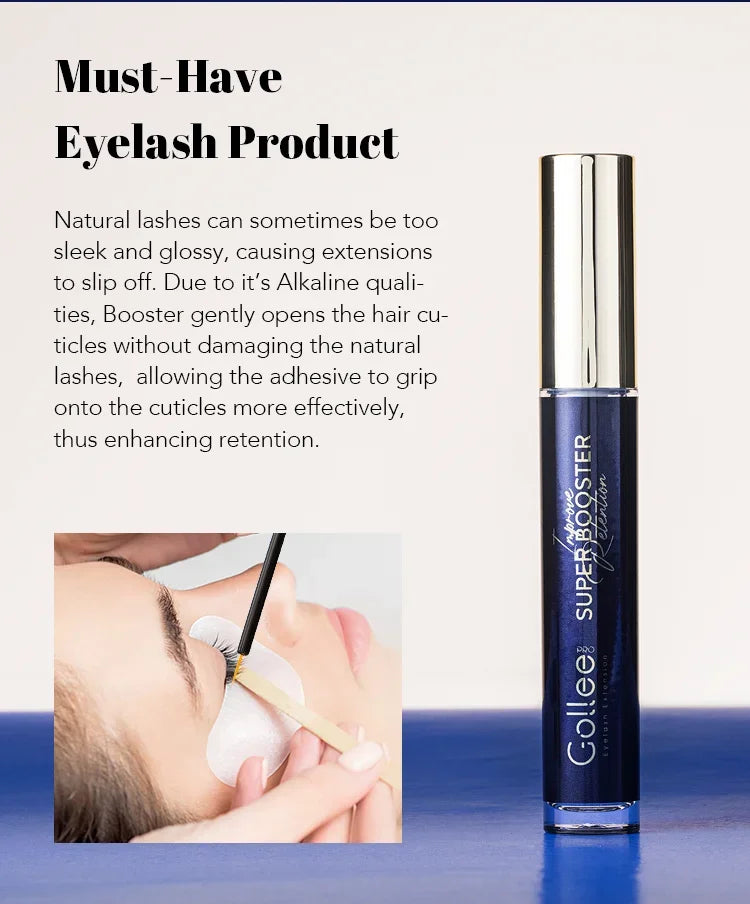 Gollee Super Booster Glue Accelerator for Eyelash Extension Glue Stop Fans From Closing Lash Make Fans Bonder Glue Help Adhesive
