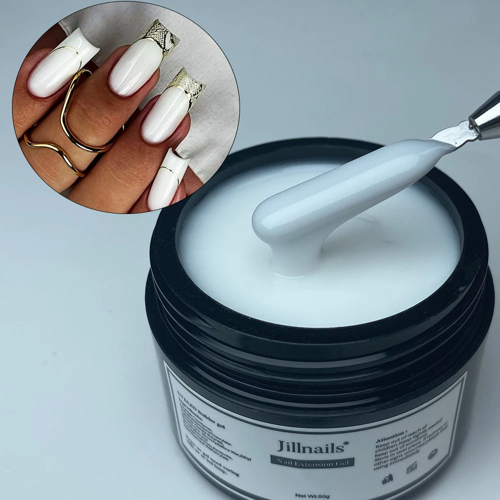 Jillnails Liquid Builder Nail Gel TPO Hema Free for Nail Extension Pink Brown Nude Milky White 50g/100g Nails UV Gel