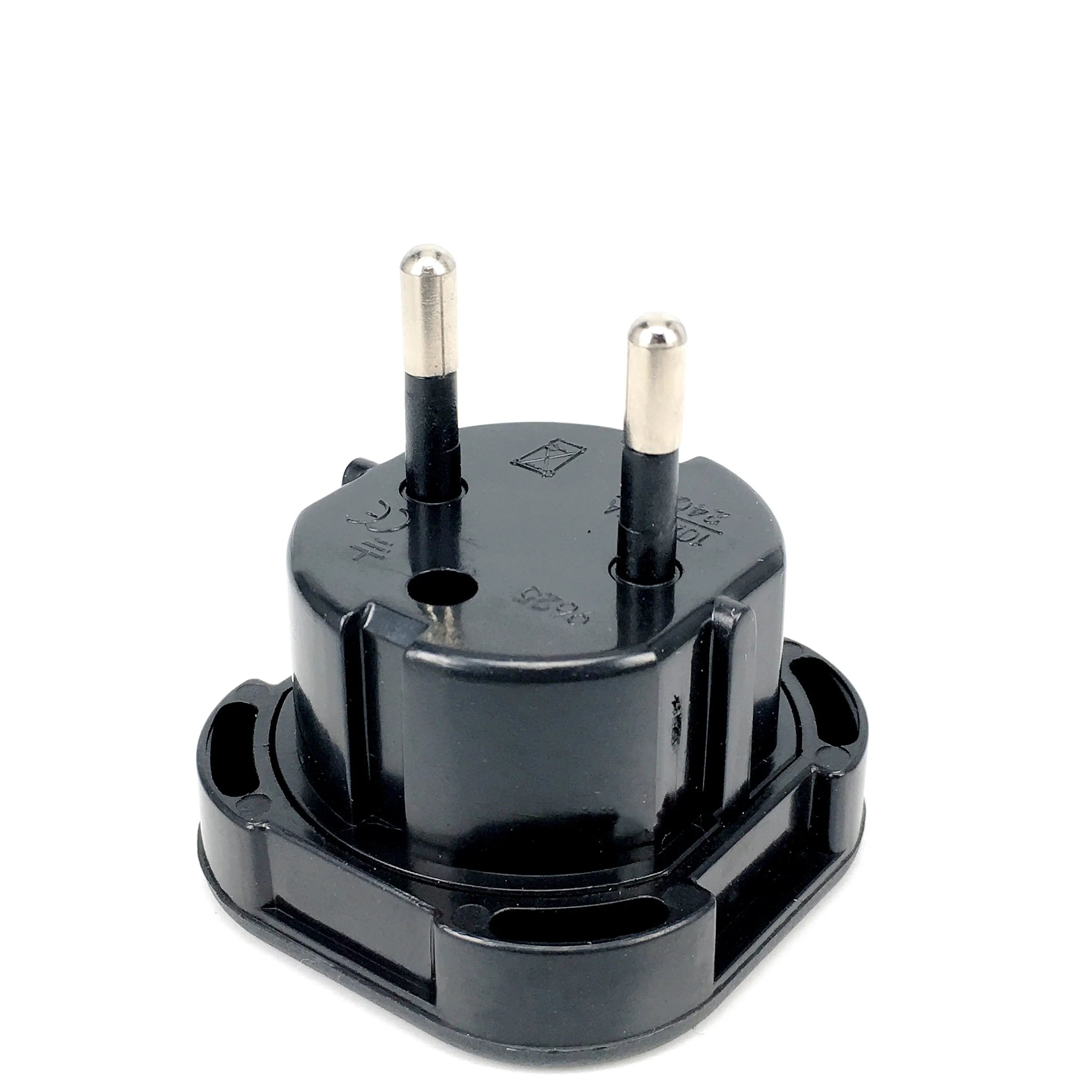 1pcs EU Eletrical Socket UK To EU Travel Plug Adapter Electrical Plug Converter Outlet British UK AC Power Cable Charger Socket
