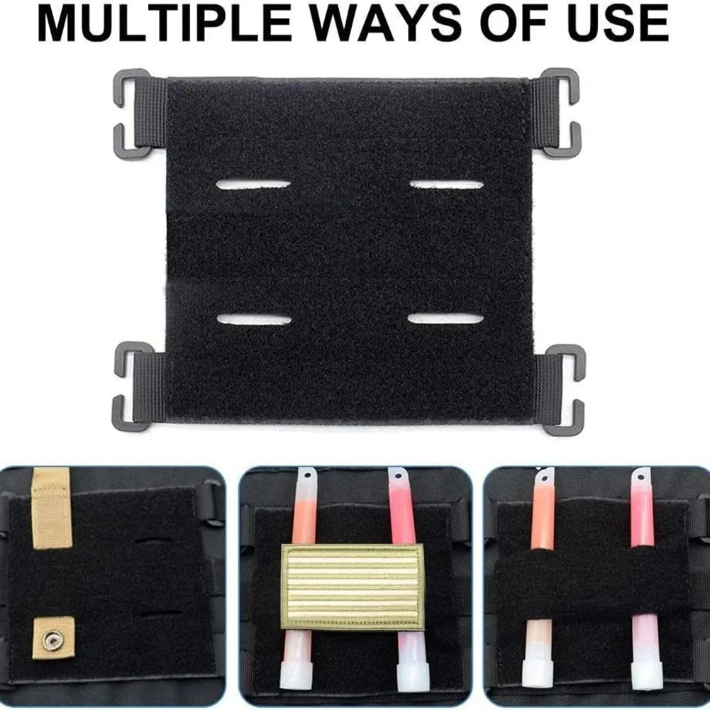 Nylon Molles Tactical Patches Board Patches Panel Display Holder for Backpack Hunting Mini Patches Board Strip