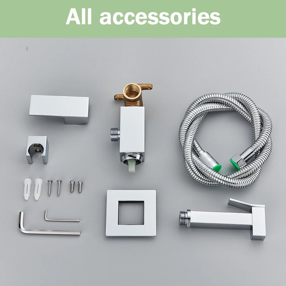 Rozin Chrome Bathroom Bidet Faucet For Shower Brass Toilet Clean High Pressure Tap Washer Muslim Ducha Higienica Mixer Crane