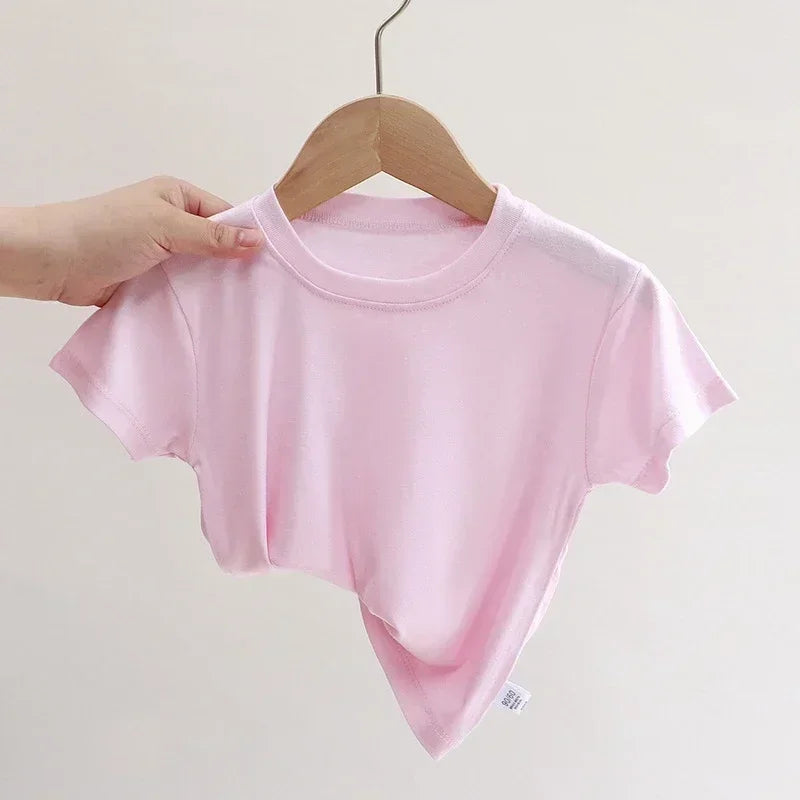Kids’ Short-Sleeve Cotton-Blend T-Shirt