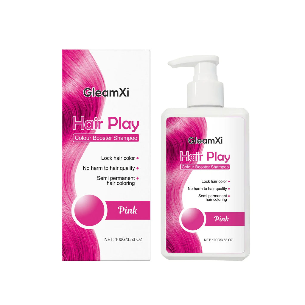 GleamXi Hair Dye Shampoo Deep Moisturizing Gray Coverage Prevents Dryness Natural Gentle Nourishing Hair Coloring Shampoo 100g