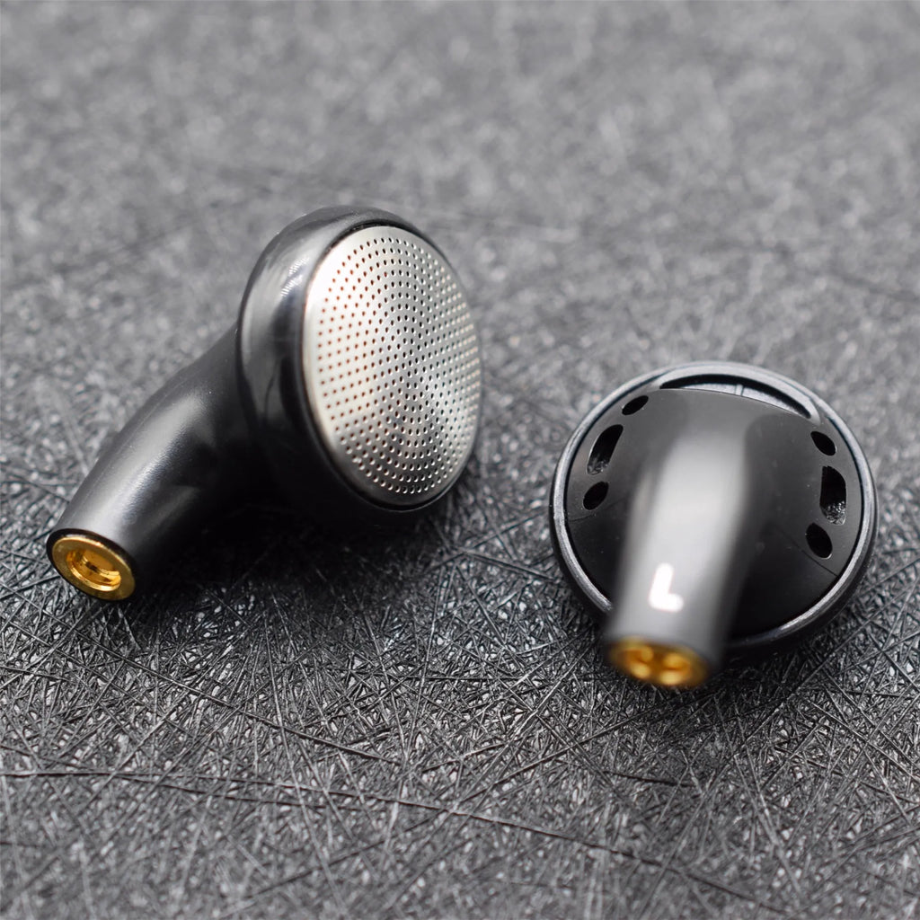 FENGRU BP32 Diy 130 ohm Beryllium Film Driver/300 ohm Carbon Nanotube Film High Impedance Flat Head Earbuds Heavy Bass Earphones