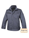 Fashion Denim Workwear for Men Women Spring Autumn Long-sleeved Work Clothes Wear-resistant Uniform Coat Workshop Uniforms