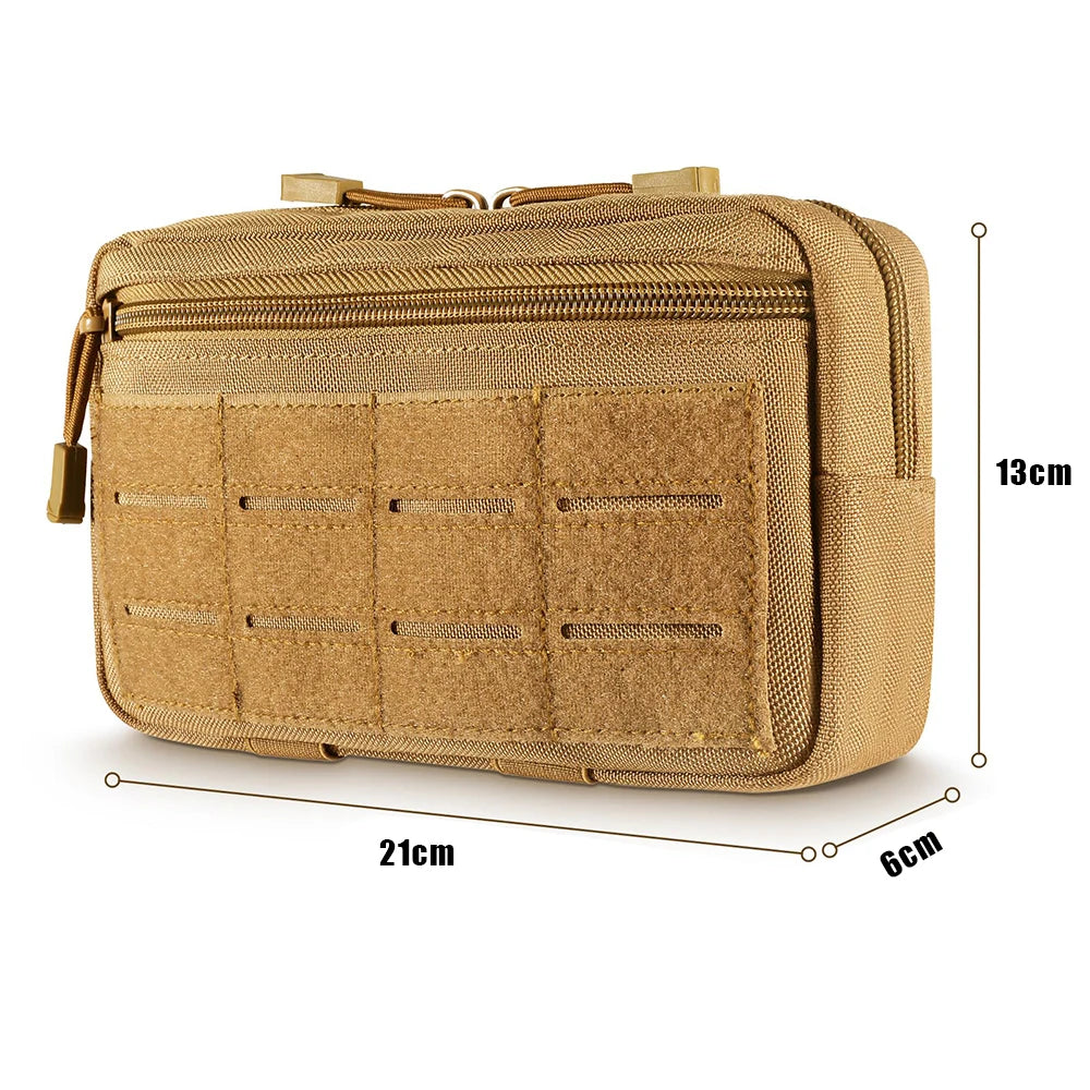 EDC Molle Tactical Pouch Waist Pack Compact Utility Pouches Waist Belt Bag Medical Bags Phone Case Outdoor Hunting Accessories