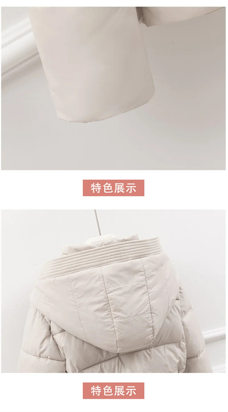 High Quality  2025 Winter New Fashion Down Cotton Parkas Jacket Women Loose Korean Casual Thicken Warm Ladies Overcoat