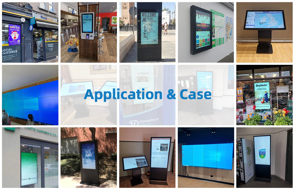 21.5 Inch Touch Screen Wall Mounted Kiosk for Indoor Use Payment Self Ordering Interactive Printer Fast Food Restaurant SDK