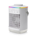 Household Air Conditioner LED Night Light Air Cooler Fan Portable Humidifier Desktop Mist Cooling Fan For Office Home Mini Fan