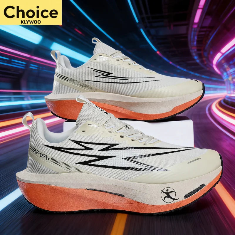 Running Shoes Carbon Board Speciality Marathon Men Sports Tenis Breathable Lightweight Womens Comfortable Nonskid Brand Sneakers - Beauty