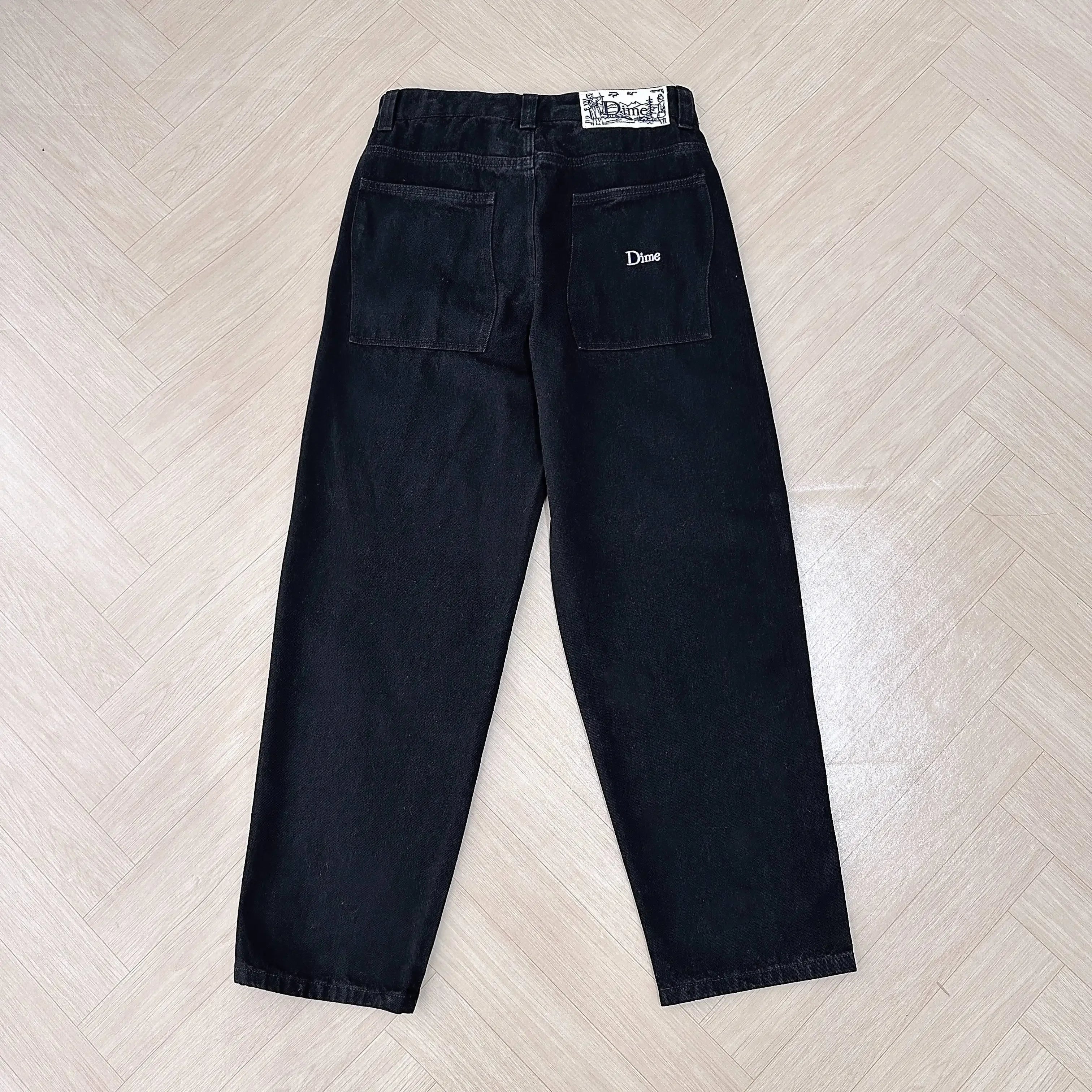 2025 Dime Jeans for Men Dime Skate Baggy Jeans Embroidery Denim Simple Dime Pants Women Jeans Mujer Hot Traf Men Jean