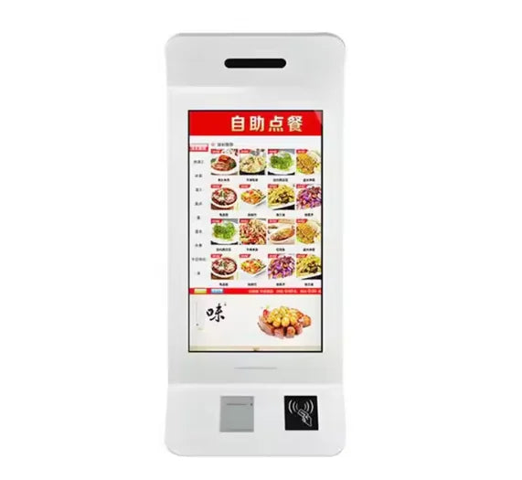 Wall-Mounted 21.5/23/27/32-Inch Touch Screen Self-Service Payment Ordering Kiosk For McDonald's & KFC With Queue Management SDK