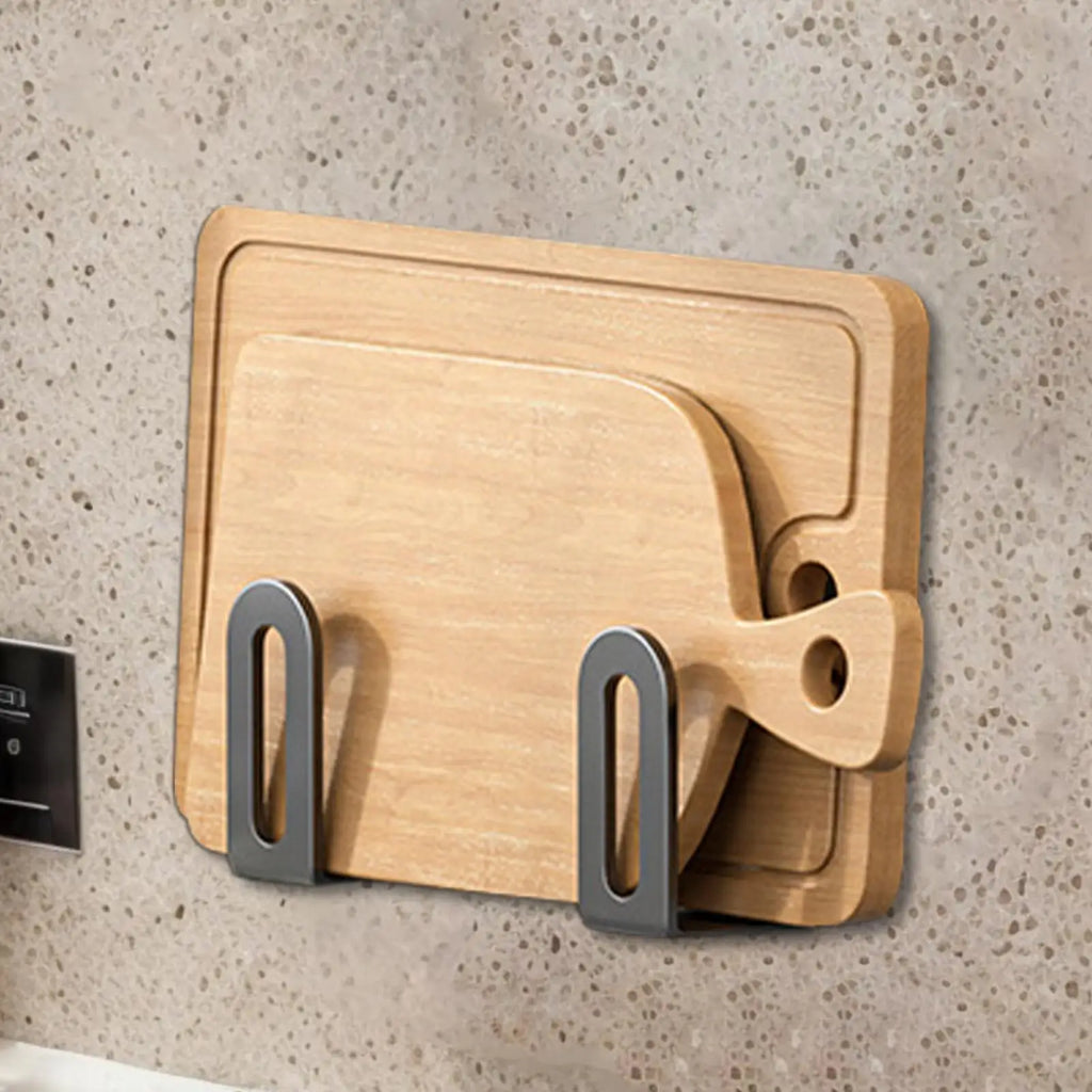 Kitchen Storage Rack For Cutting Board Pot Cover Sink Sponge Organizer Bathroom Wall Mounted Multifunctional Organizer Rack