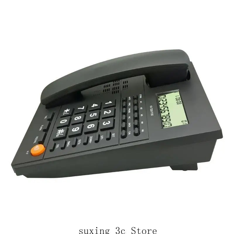 E8BE Landline Telephone Corded Phone CallerID Alarm Clock for Home/Hotel/Office Fixed