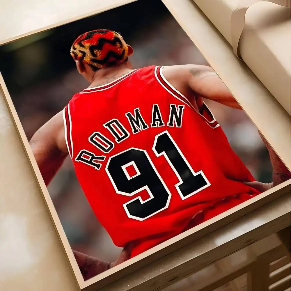 Rodman Poster Wall Art Printing Waterproof Home Living Bed Room Bar Aesthetic Decor