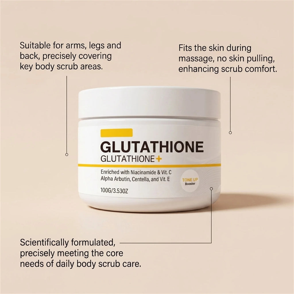 100g Glutathione Whitening Cream Tone Up Booster Niacinamide Vitamin C Alpha Arbutin Dark Spot Corrector Glow Face Moisturizer