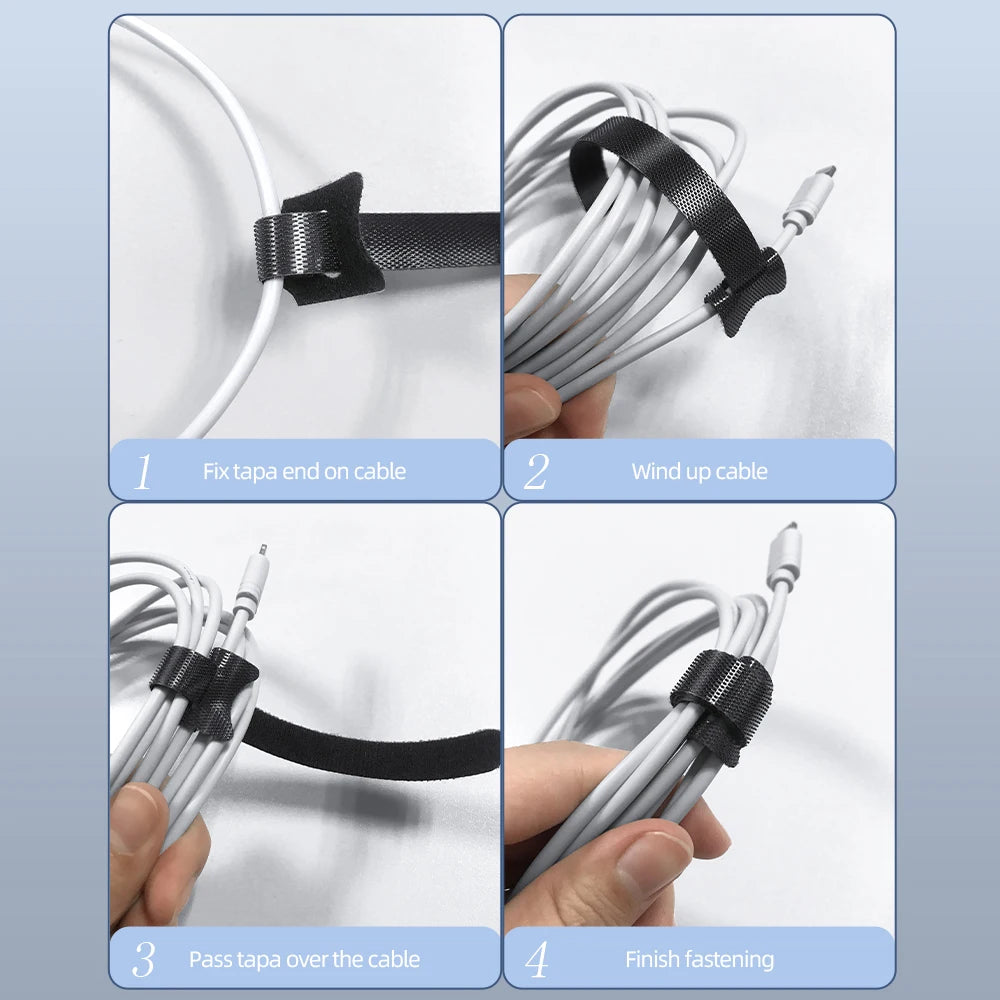 163 Pcs of Set Cable Organizer Cable Winder Flexible Cable Management Clips For Mouse Earphone TV Office Home Electronics etc