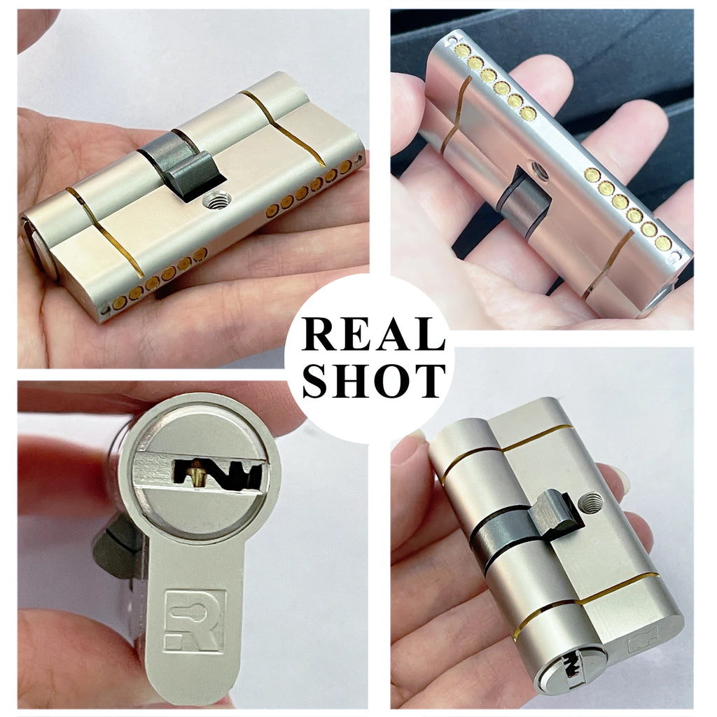 Customization: Open all household door locks with the same key. European standard high-quality 11 pin anti-theft lock cylinder
