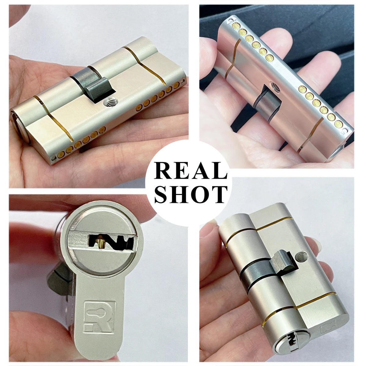 Customization: Open all household door locks with the same key. European standard high-quality 11 pin anti-theft lock cylinder