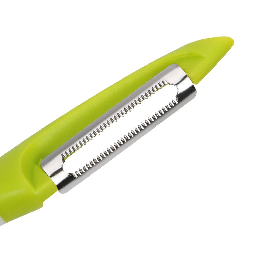 Stainless Steel Vegetable Slicer Peeler Knife - Razor Sharp Cutter for Carrot Potato Fruit Shred Zester Grater Kitchen Gadgets