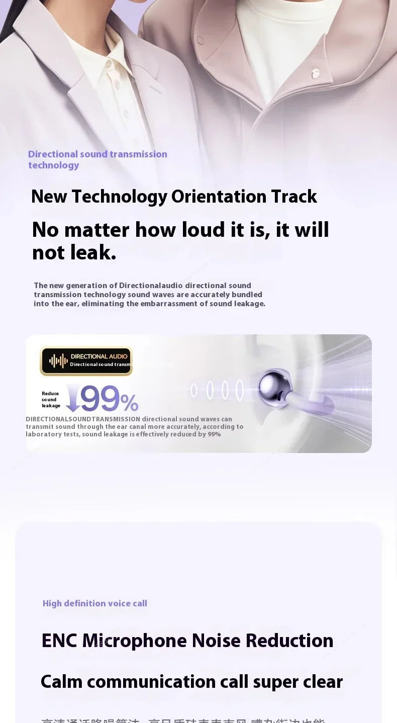 Wireless Bluetooth Earphones Clip-on Q71 Earphone High Sound for Xiaomi Earbuds Led Display Headphones Music Sports Headset