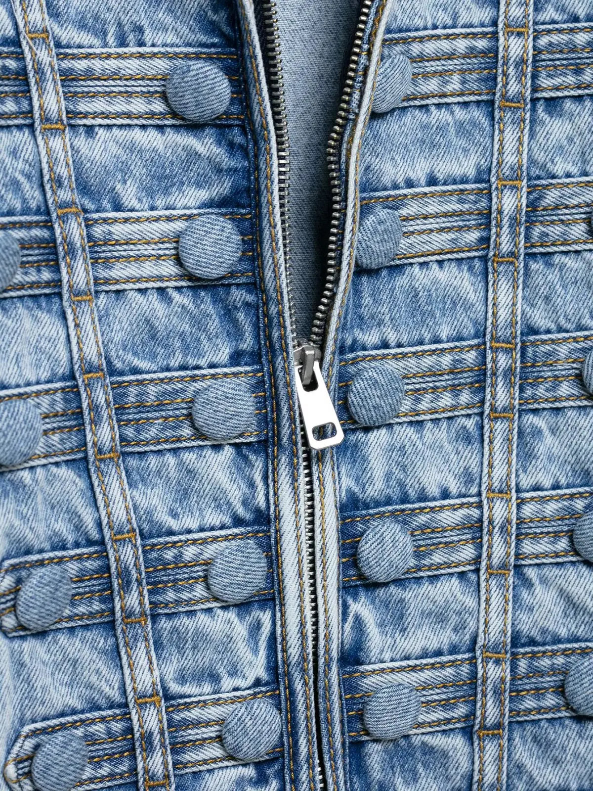 HH Y2K Military Short Denim Jacket Women's Light Washed Stand Collar Slim Denim Jacket Sexy Spring and Autumn Street Tops