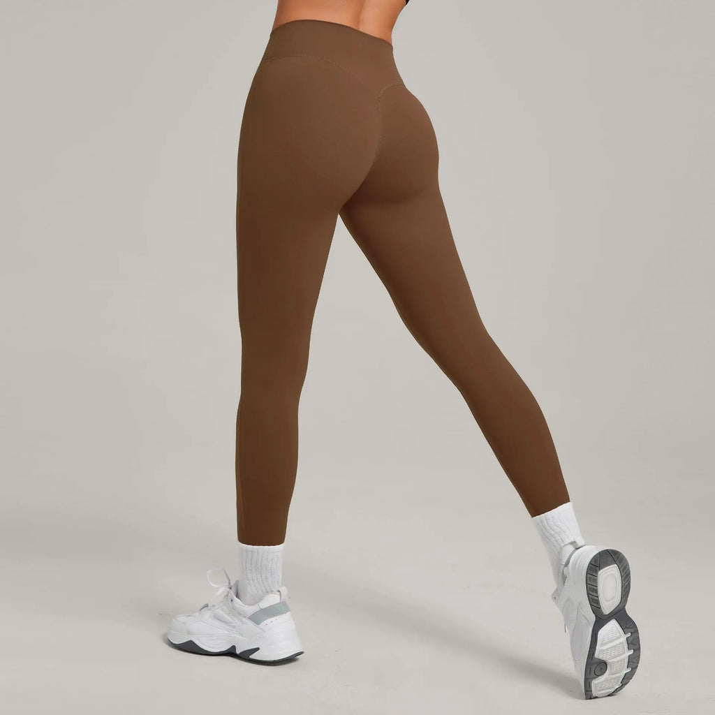 Women's Gym Workout Trousers Hip-lifting Quick-dry Yoga Pants Slimming Tight-fitting Fitness Outdoor Running Sports Long Pants