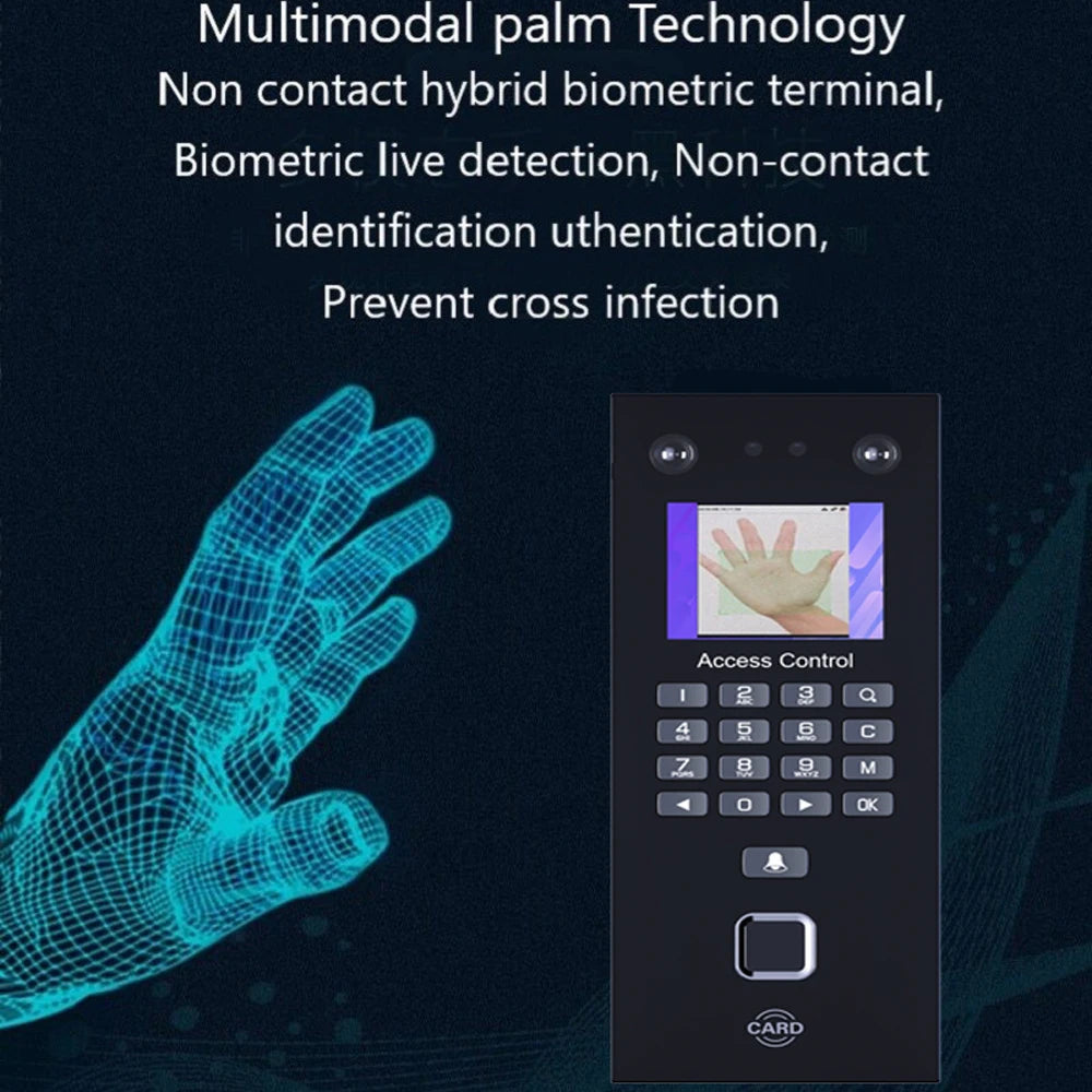 500 Face 300 Figner 2.4Inch LCD TCP/IP USB Biometric Fingerprint Face Access Control Time Attendance System 125khz RFID Card