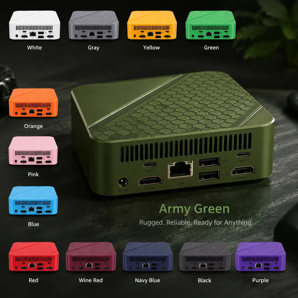 HOT Intel Core i9 10980HK Mini PC Windows 11 UHD Graphics Pocket Computer 16GB RAM minipc WiFi6 1TB 2TB SSD Desktop Gaming