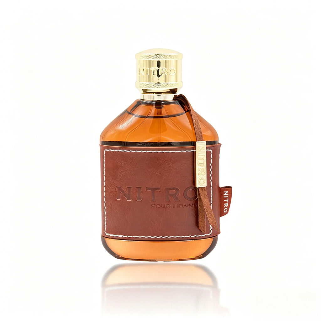 Dumont Nitro Pour Homme Eau De Parfum 3.4 Fl oz Classic Fruity Woody Floral Fragrance Luxurious Long Lasting Suitable for Daily Use and Various Occasions