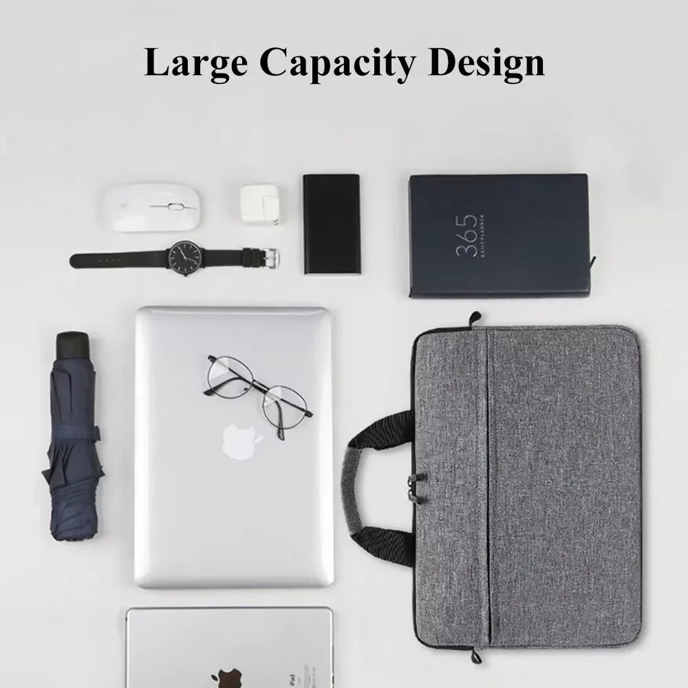 Laptop Bags Carrying Case for 13-15 inch Laptop and Tablet Shoulder Strap Durable Water-Repellent Fabric Business Casual School
