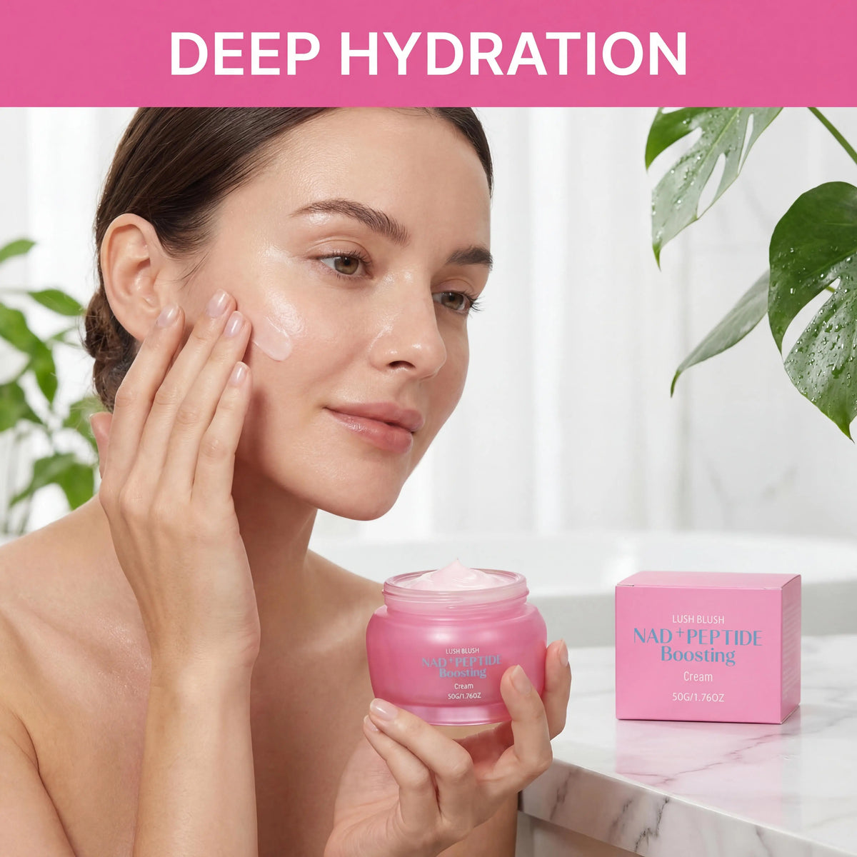 NAD+ Peptide Boosting Cream Anti Wrinkles Lifting Face Sagging Skin Enhance Elasticity Repair Hydrate Skin Cream Korean Skincare