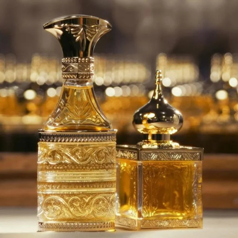 Amouage Cristal & Gold Luxury Aldehyde Chypre Perfume 50ml Long Lasting Cristal Gold Series Elegant Masculine Feminine Exquisite