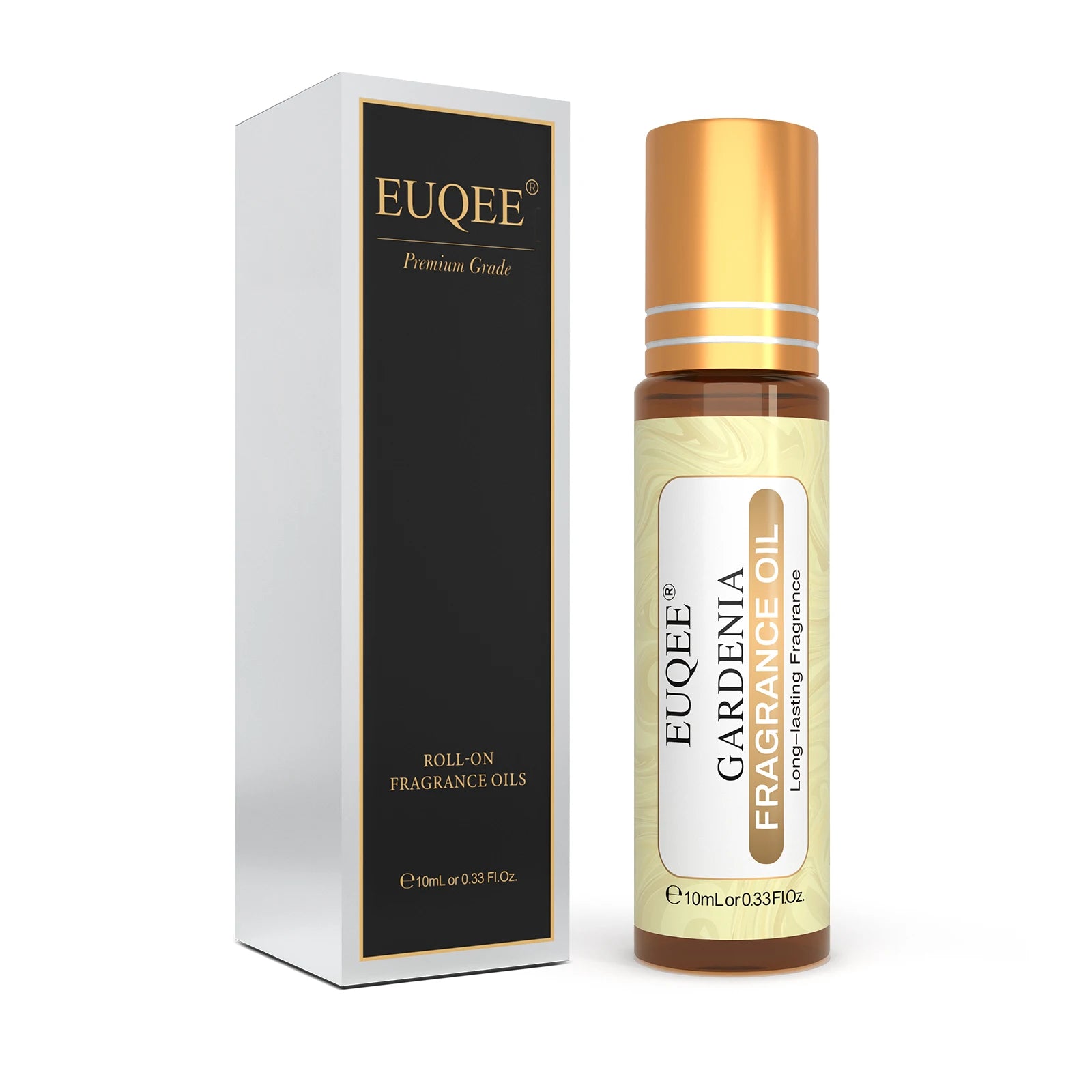 EUQEE 10ml Roll-on Perfume Oils Coconut & Vanilla White Musk Orange Blossom Parma Violet Long-Lasting Roll-On Perfume for Women