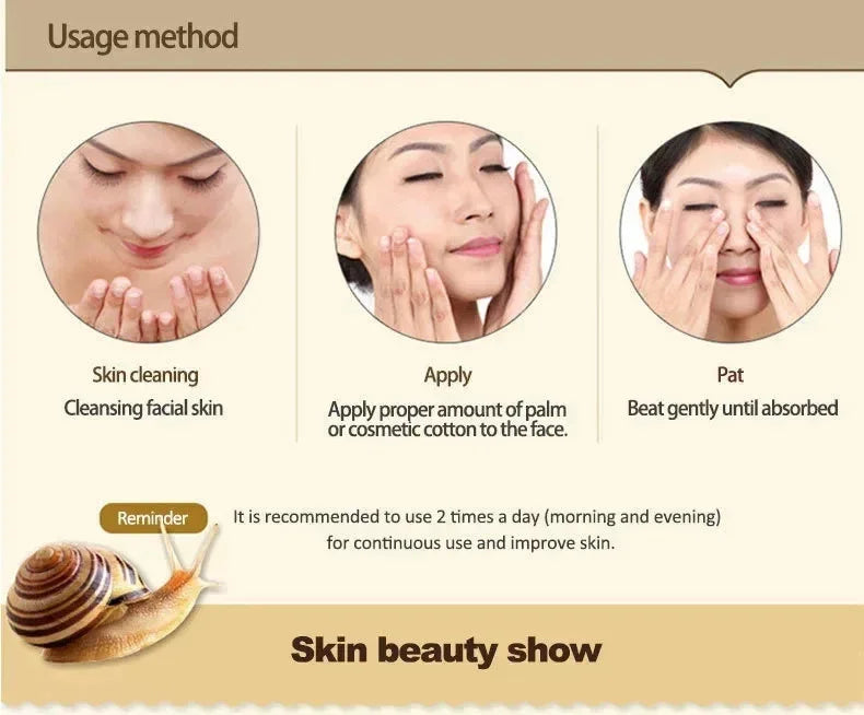 Skincare Set Snail Collagen Cream Anti Aging Whiten Skin Face Cream Fade Dark Eye Circles Remove Eye Bags Eye Serum