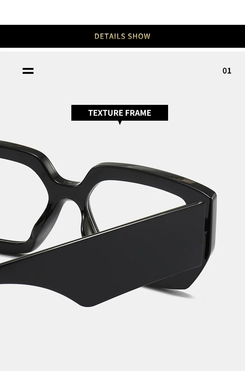 Square Reading Glasses For Women Optical Lens Prescription Men's Eyeglasses Big Thick Frames Presbyopic Eyewear Trendy