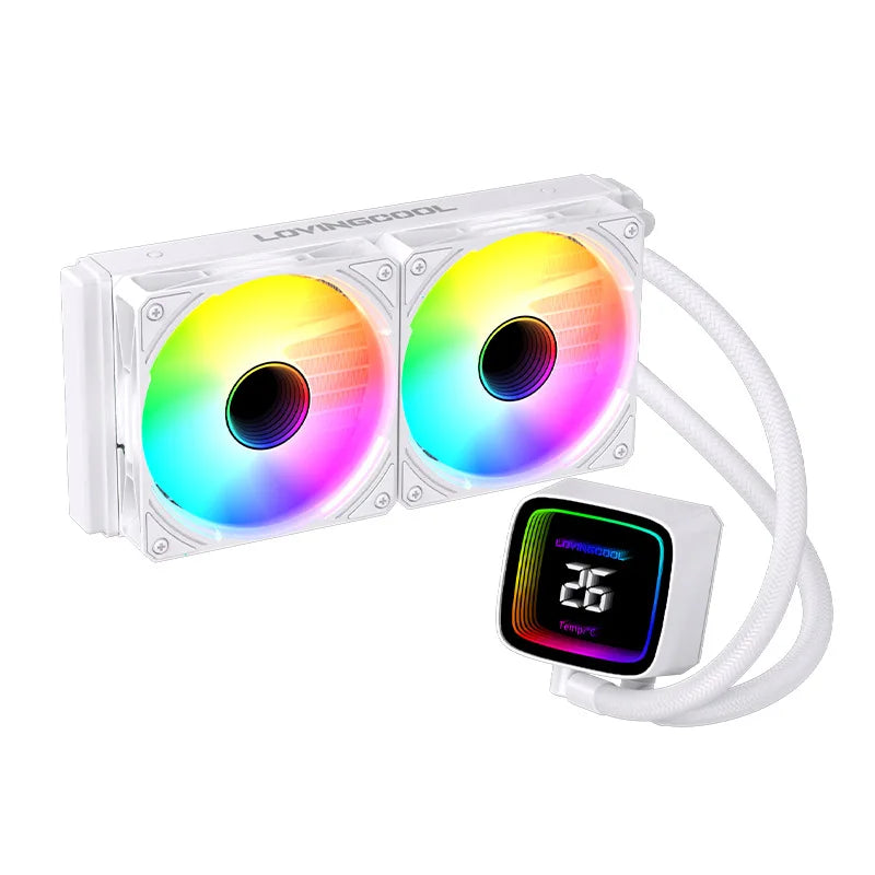 HK integrated water-cooled CPU radiator argb chassis fan