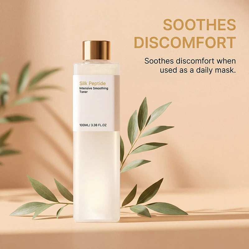 Silk Peptide Silk Essence Water Fade Fine Lines Increase Skin Elasticity Moisturize Refreshing Non Greasy Mild Toner