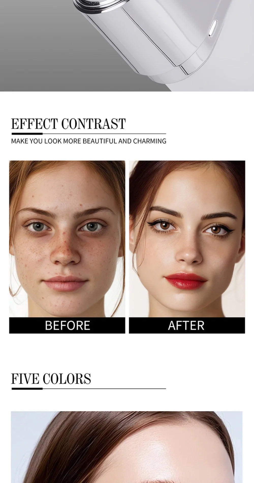 Thin and Comfortable Perfect Cover Stick Waterproof Long-lasting Concealer Foundation Stick Dewy Makeup Instant Natural